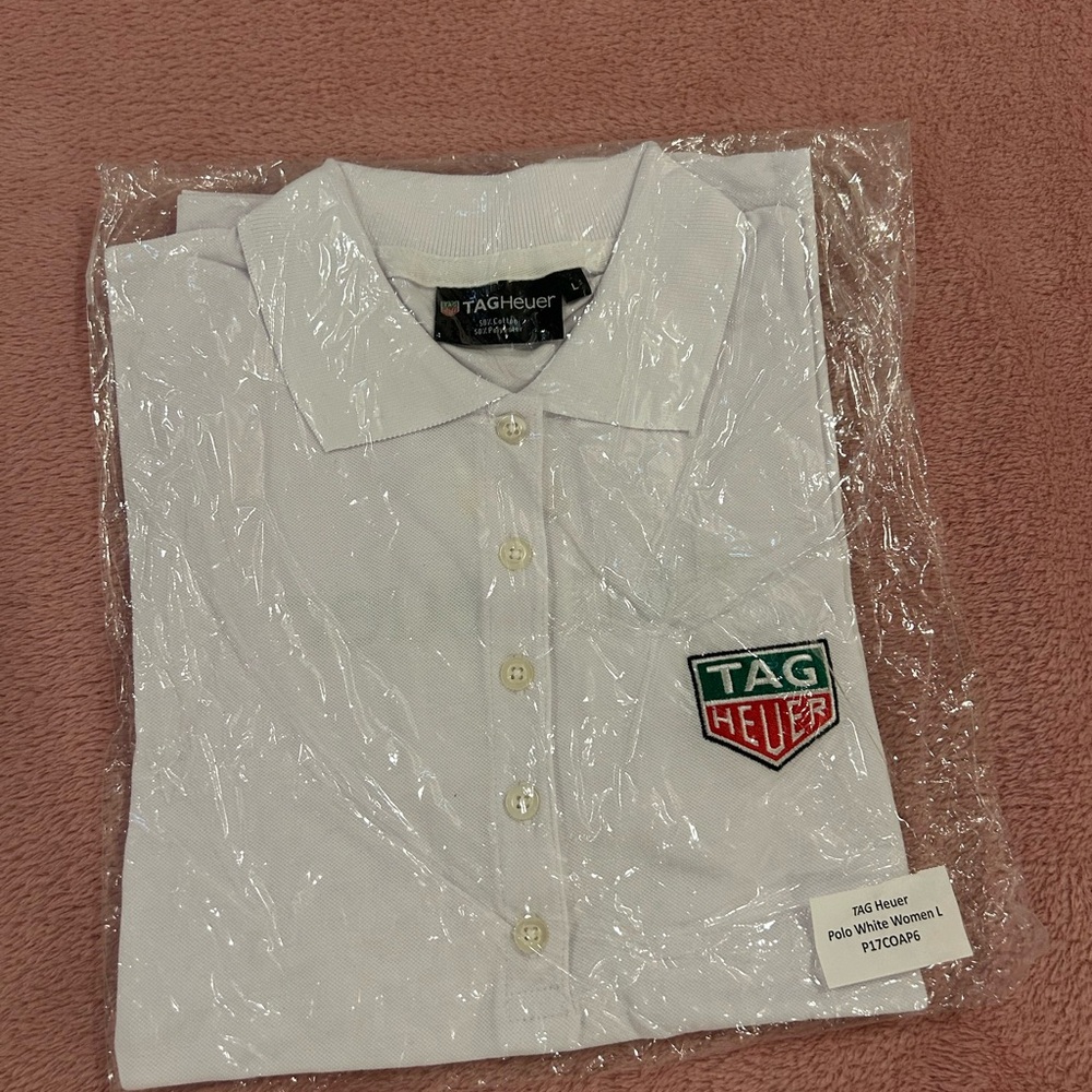 Women’s Tag Heuer White Polo Shirt